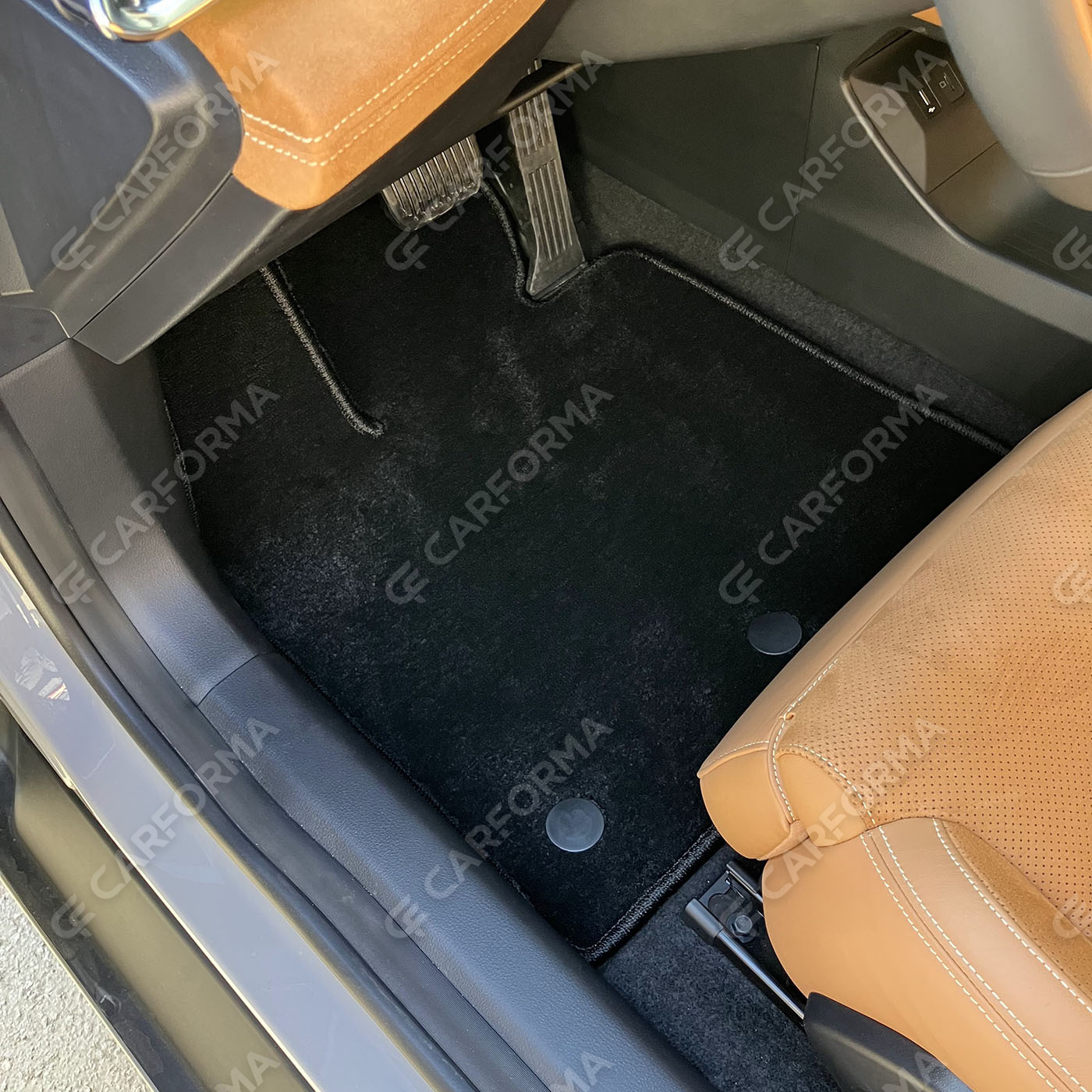 Ворсовые коврики на Mazda EZ-6 2024&nbsp;-&nbsp;2026 в Санкт-Петербурге