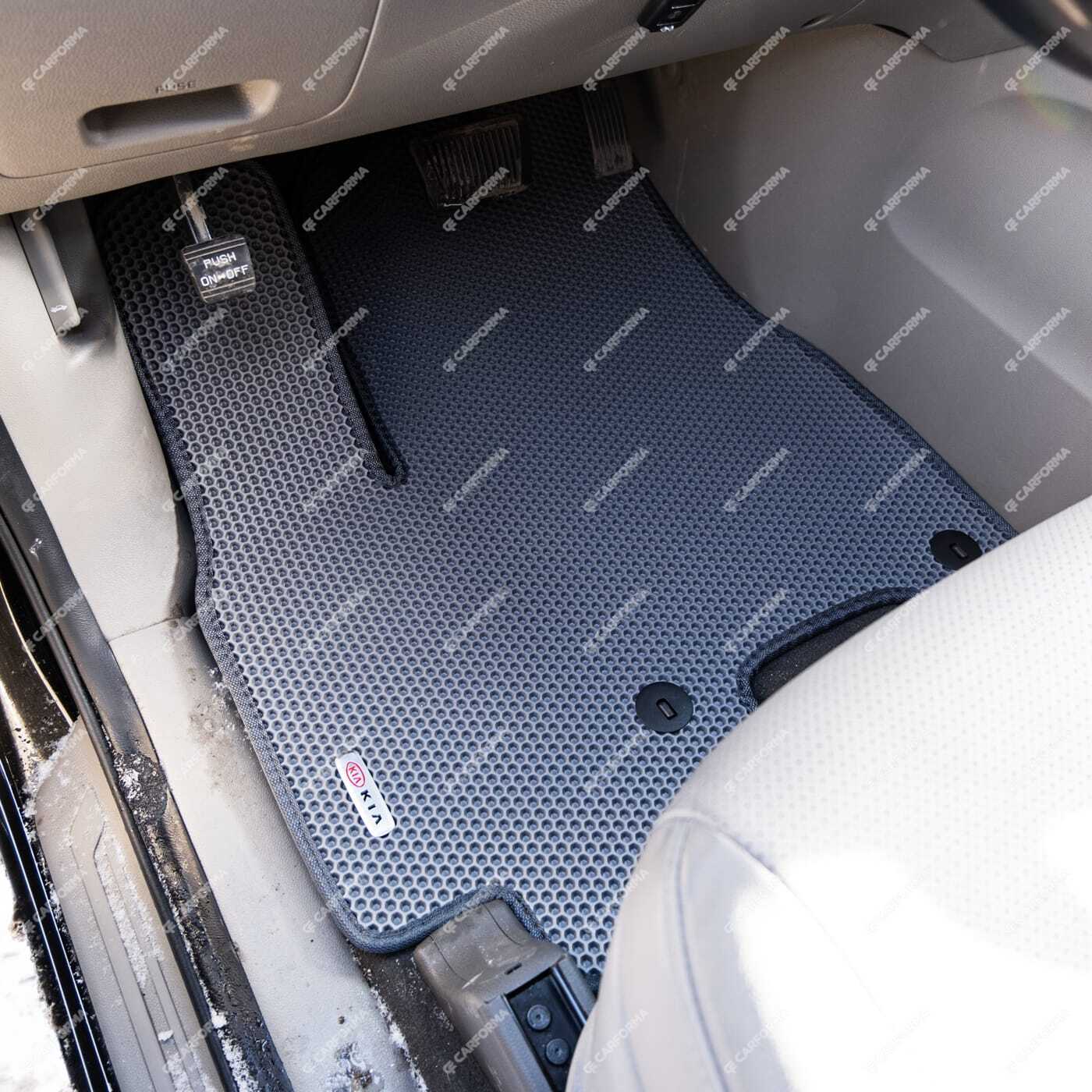 Ворсовые коврики на KIA Carnival III 9 мест и 11 мест 2014&nbsp;-&nbsp;2021 в Санкт-Петербурге