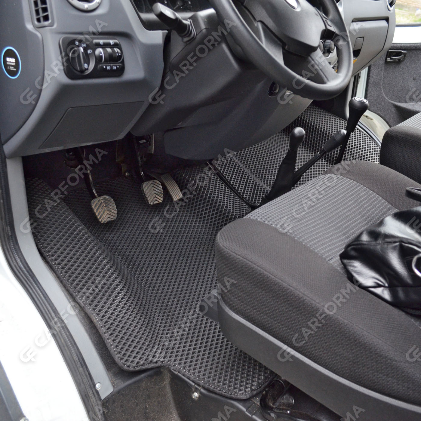 Ворсовые коврики на ГАЗ Соболь Комби грузопассажирский 1998&nbsp;-&nbsp;2026 в Санкт-Петербурге