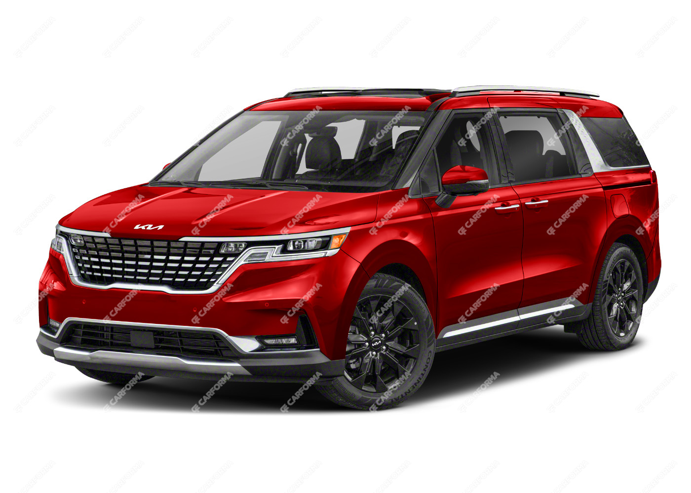 Коврики на KIA Carnival IV 7 мест с оттоманками 2020 - 2025