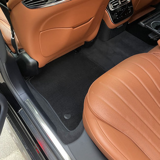 Ворсовые коврики на Mercedes S (W223, V223) 2020 - 2025 в Санкт-Петербурге