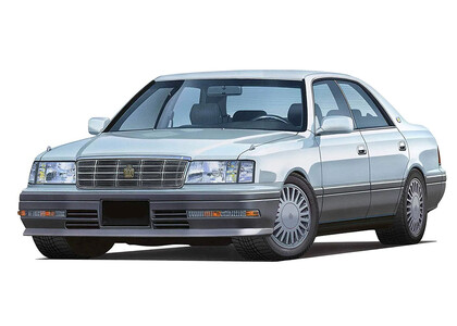 Ворсовые коврики на Toyota Crown (S150) 1995 - 2001 в Санкт-Петербурге