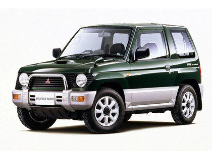 Ворсовые коврики на Mitsubishi Pajero Mini I 1994 - 1998 в Санкт-Петербурге