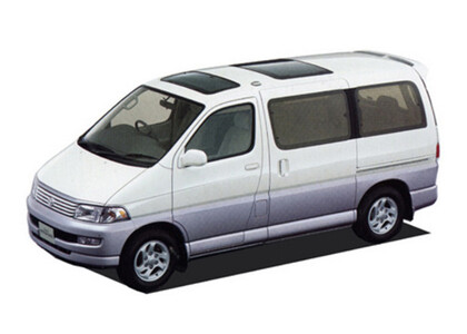 Ворсовые коврики на Toyota Hiace Regius (xH10) 1997 - 2002 в Санкт-Петербурге