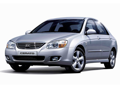 Ворсовые коврики на KIA Cerato I 2004 - 2008 в Санкт-Петербурге