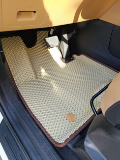 EVA коврики на KIA Carnival IV 7 мест с оттоманками 2020&nbsp;-&nbsp;2025 в Санкт-Петербурге