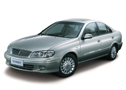 Ворсовые коврики на Nissan Sunny (N16) 2000 - 2005 в Санкт-Петербурге