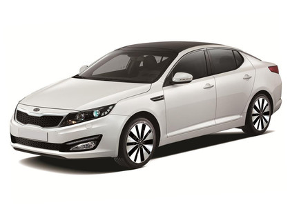 Ворсовые коврики на KIA Optima I 2010 - 2016 в Санкт-Петербурге