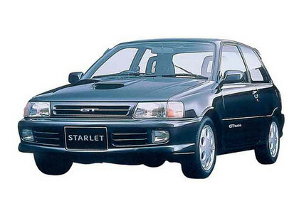 Ворсовые коврики на Toyota Starlet (P80) 1989 - 1995 в Санкт-Петербурге