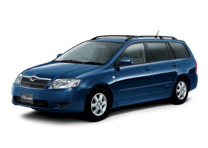 Ворсовые коврики на Toyota Corolla Fielder (E12) 2001 - 2006 в Санкт-Петербурге