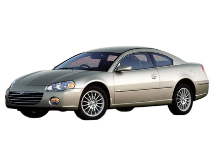 Ворсовые коврики на Chrysler Sebring II Coupe 2000 - 2006 в Санкт-Петербурге