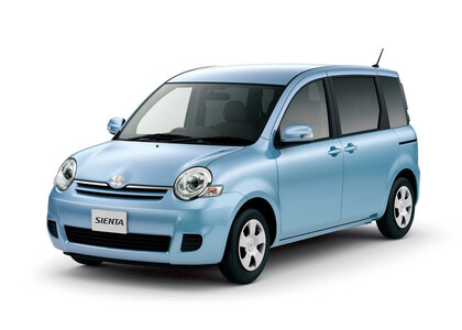Ворсовые коврики на Toyota Sienta I 2003 - 2015 в Санкт-Петербурге